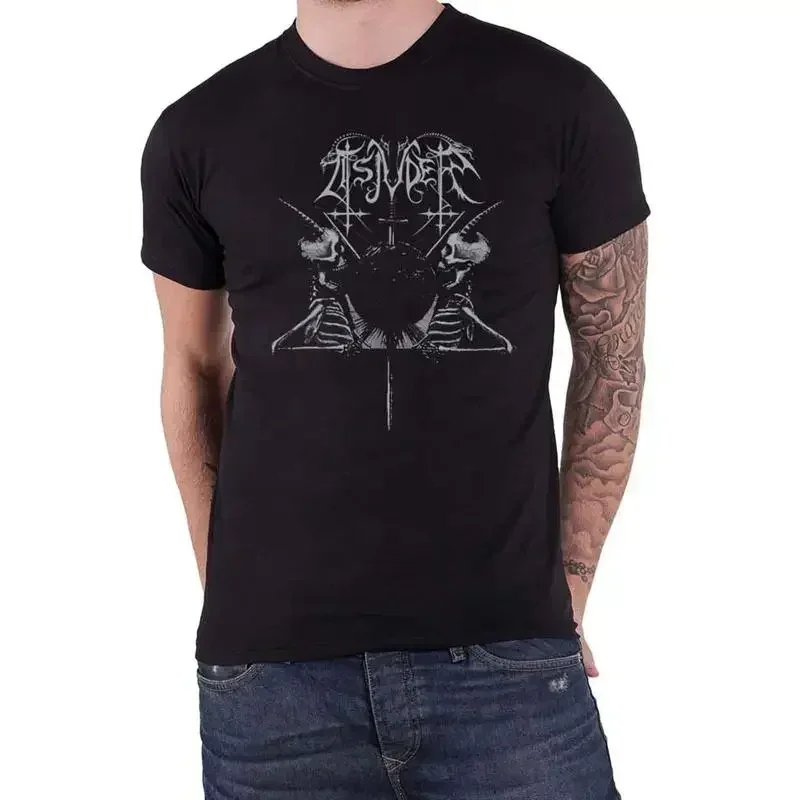 Tsjuder T Shirt Demonic Supremacy Band Logo New Official Mens Black