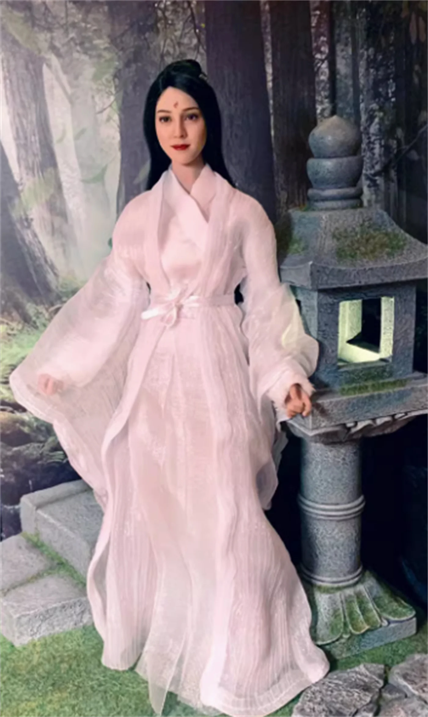 

Белый древний костюм Hanfu Dress 1/6, женское китайское пальто Hanfu, рубашка, модель халата для 12 дюймов, экшн-фигурка, игрушки для куклы