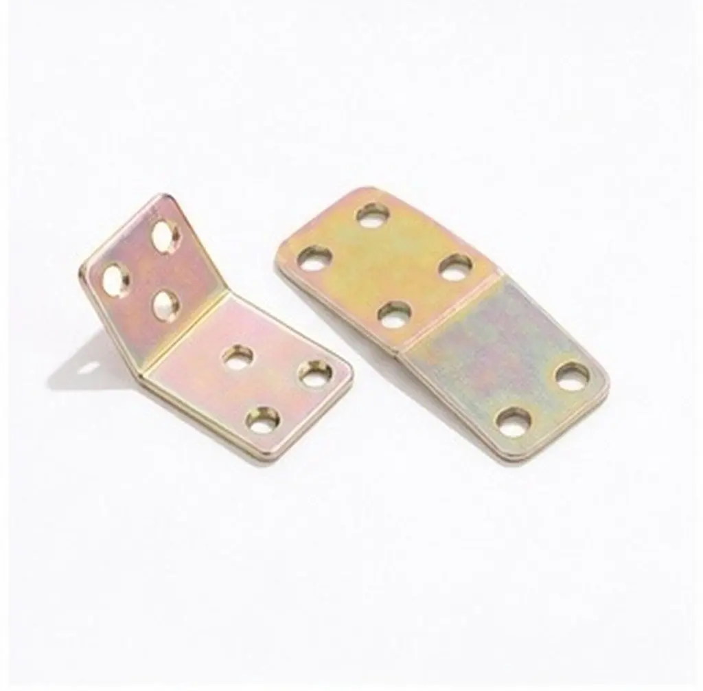 10Pairs Bed Rail Bracket Heavy Duty Thickened Metal Detachable Bed Frame Connector Hinge Buckle Furniture Rail Hardware