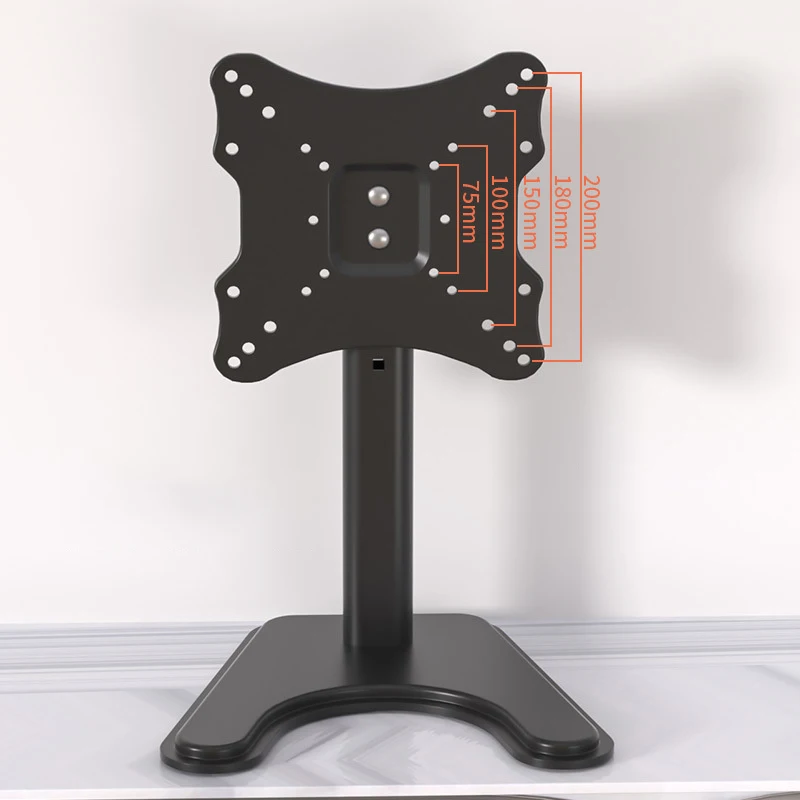 Height-Adjustable Monitor Stand 14-35'' for Desktop Computer, Anti-Slip PC Screen Holder Bracket 75*75 100*100 200*100 180*180