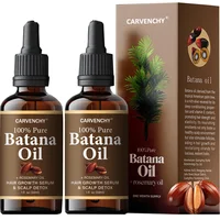 Aceite de Batana puro 100% para el crecimiento del cabello loco, 2 uds., antirotura del cabello, mantequilla de Batana para mujeres con aplicador de aceite para el cabello