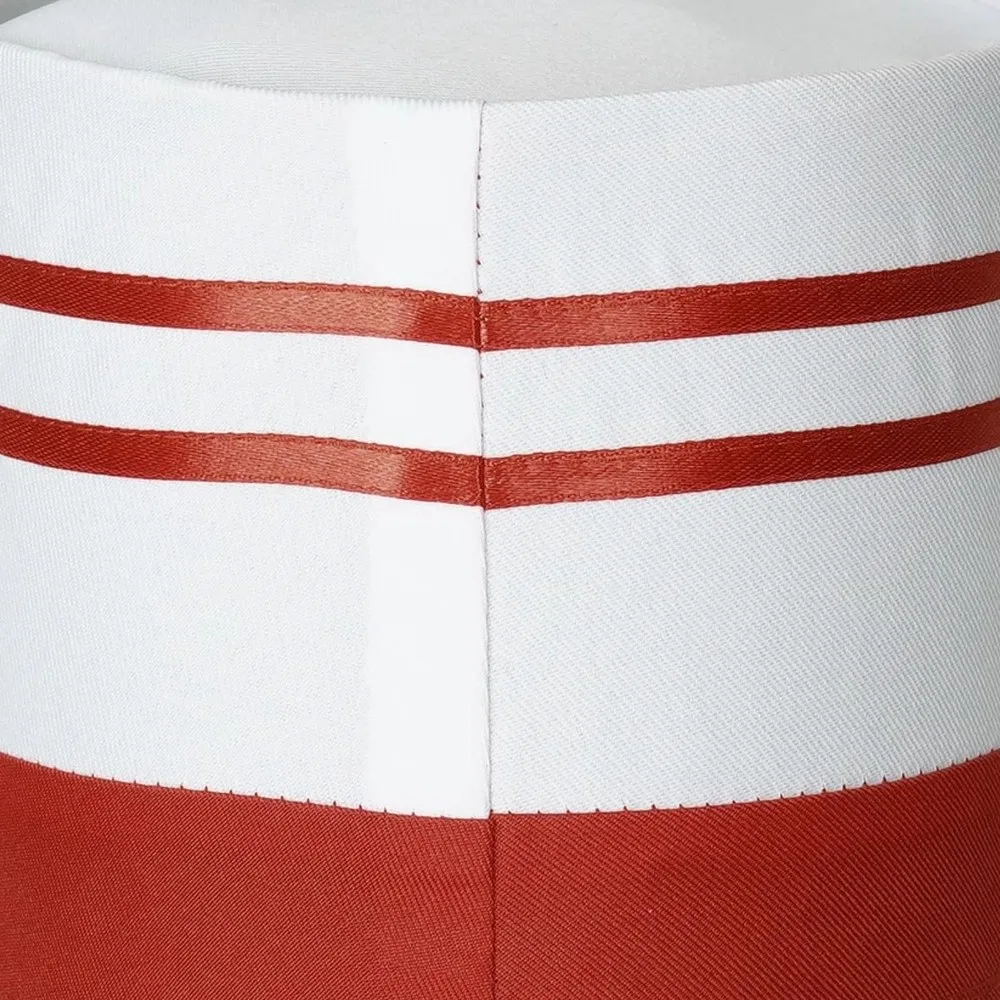 Stylish Drummer Hat Striped Marching Band Guard Parade Cap Nutcrackers-hat Halloween Theme