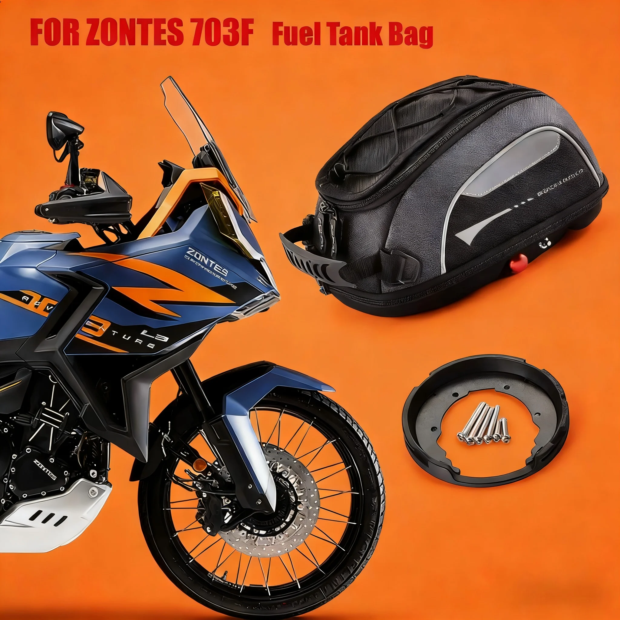 

703F 703f 703 F FOR ZONTES Motorbike Quick Release Fuel Tank Bag Magnetic Motorcycle Waterproof Navigation Bag Accessories