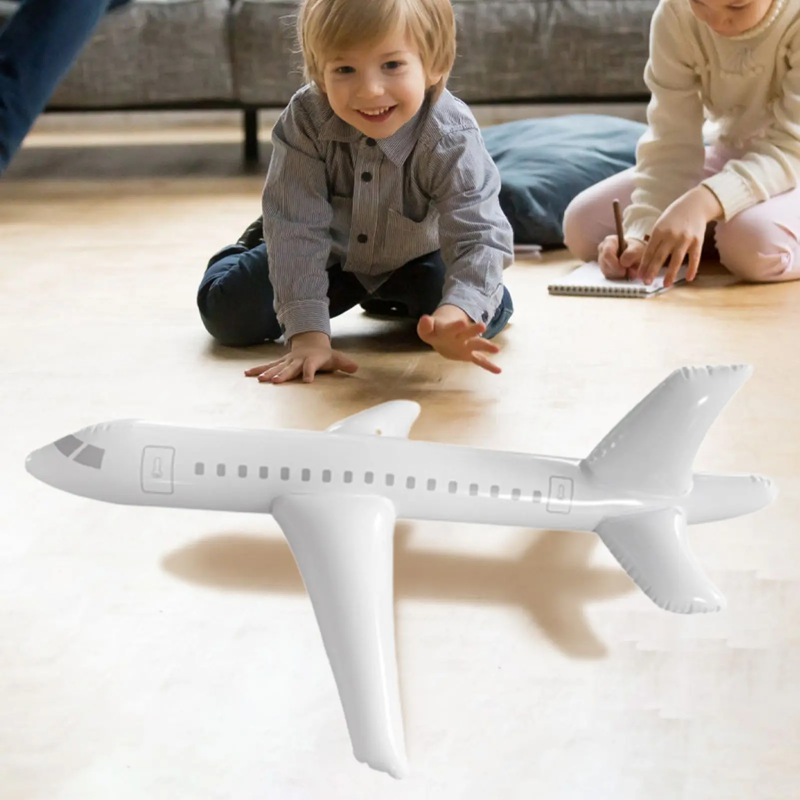 Modèle d'avion gonflable pour enfants, jouets d'avion, fournitures de décoration de fête d'anniversaire et de douche