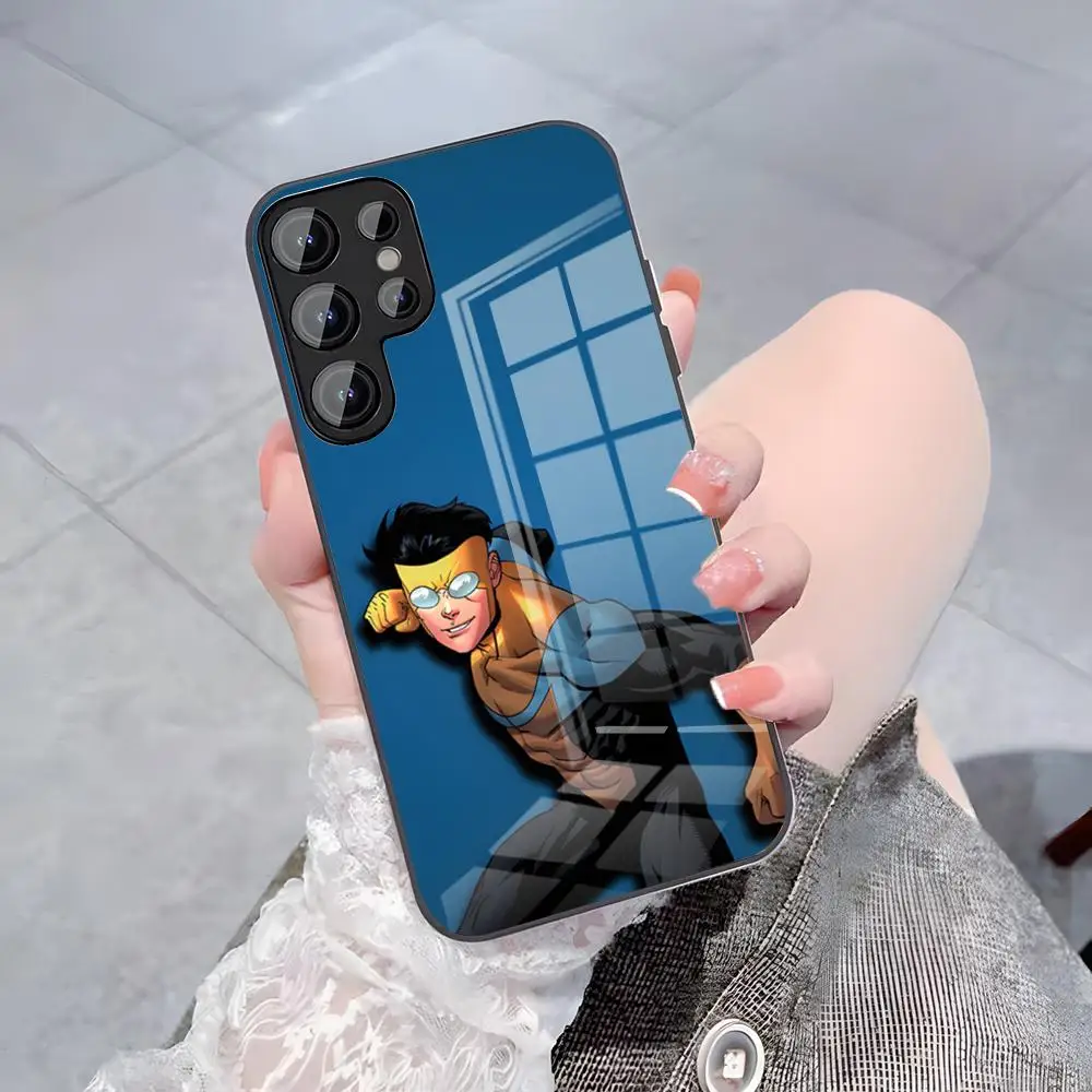 Popular Cartoon I-Invincible Phone Case For Samsung S26 S25 Plus S20 S20 Plus S22 Ultra S23 FE S21 Plus S21 Ultra Glass Cover