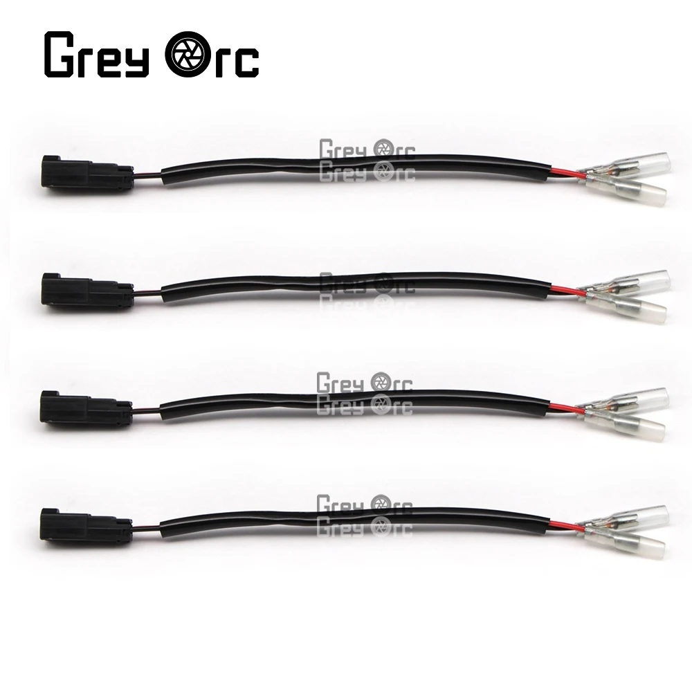 For DUCATI Monster 696 796 821 1100/S 1200/R 2Pcs Connecting Line Turn Signal Indicator Wiring Connectors Plug Adapters Harness