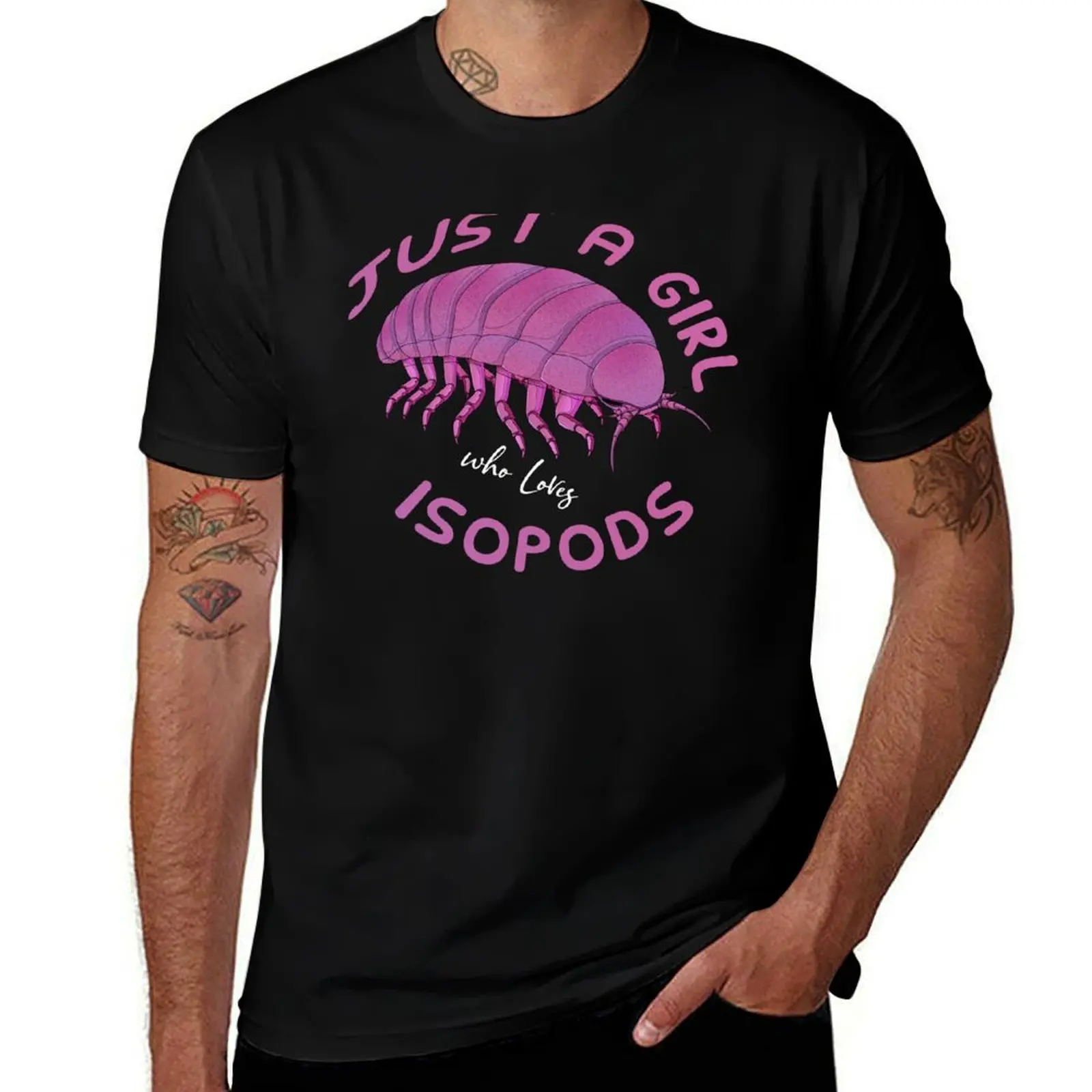 Just a Girl who loves Isopods Cute Isopod lover Giant isopod T-Shirt Outdoor Activity Sports T-Shirt