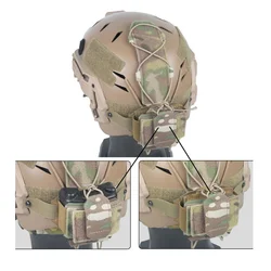 Combination Style Counterweight Bag Helmet Battery Pack Multifunctional Magic Sticker Night Vision Device Battery Accessory Bag