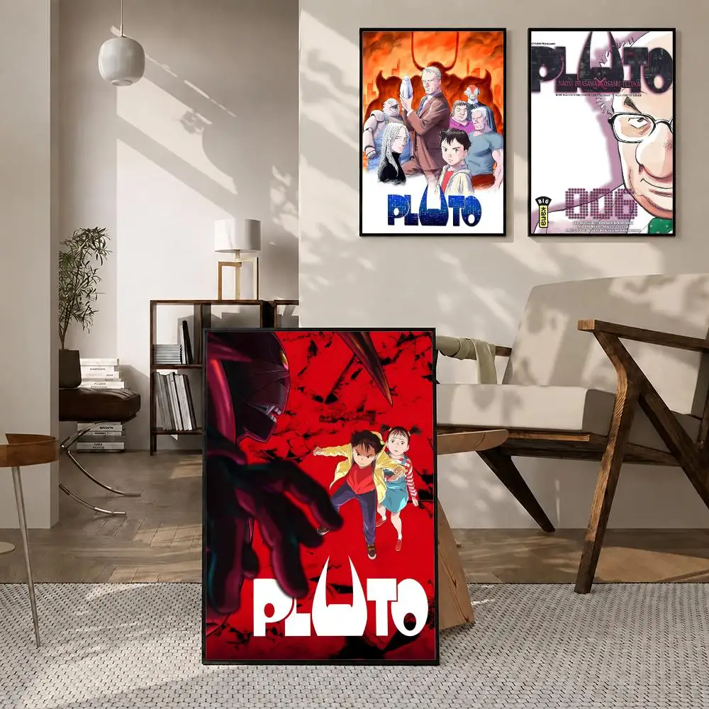 Anime PLUTO Poster High-definition poster stickers, suitable for bedroom, living room, home decoration