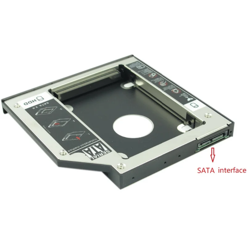 12.7 مللي متر SATA 2nd SSD HDD العلبة لأسوس N56V N56JR N56VJ N56VM N56VZ N56D القرص الصلب العلبة