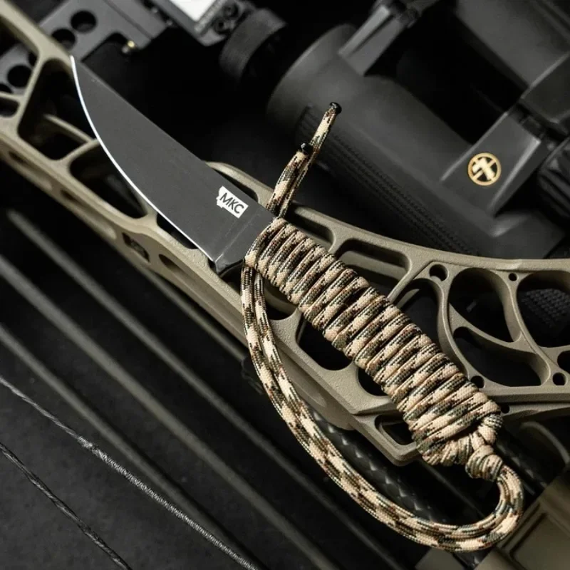 SPEEDGOAT 2.0 MKC Outdoor Fixed Blade Knives 440C Blade Nylon Rope Handle Outdoor Camping Fishing Cutter Multi-tool