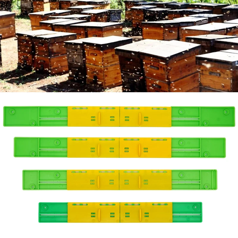 5Pcs Plastic Beehive Door Beekeeping Box Entrance Reducers Anti-Escape Door Gate Beekeeping Durable Beehives Professional Tool