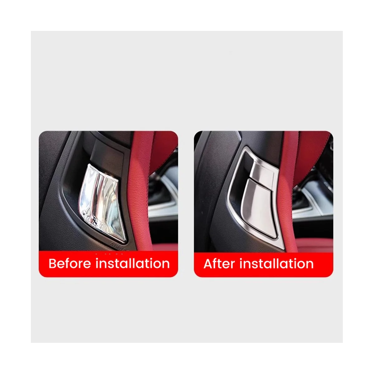 ベンツクーペクラスe200e260 2009-2014の車の後部座席用のロックスイッチ付きトリム