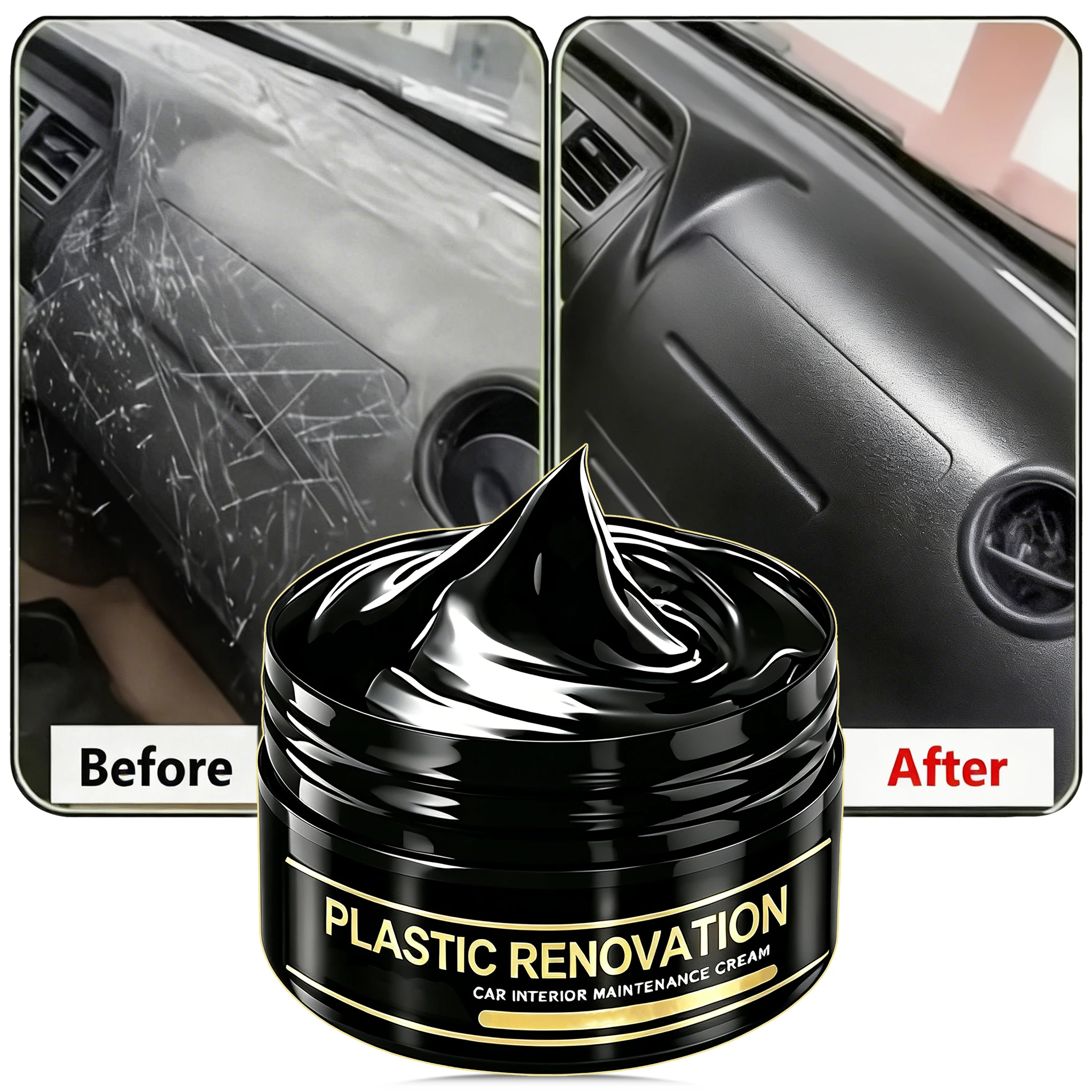 Car Plastic and Leather Scratch Repair Wax Plastic Leather Seats Windows and Professional Bumper Restoration and Maintenance