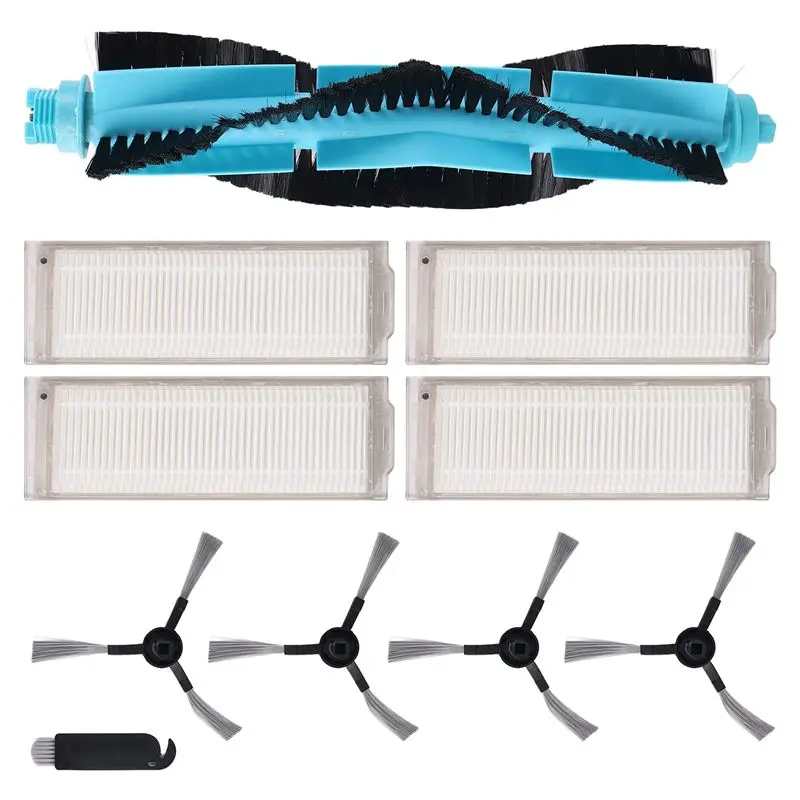 ABHU Replacement Rags Brush HEPA Filter Side Brush For Viomi V2 Pro V3 SE V-RVCLM26B Vacuum-Mop P V-RVCLM21B Accessories