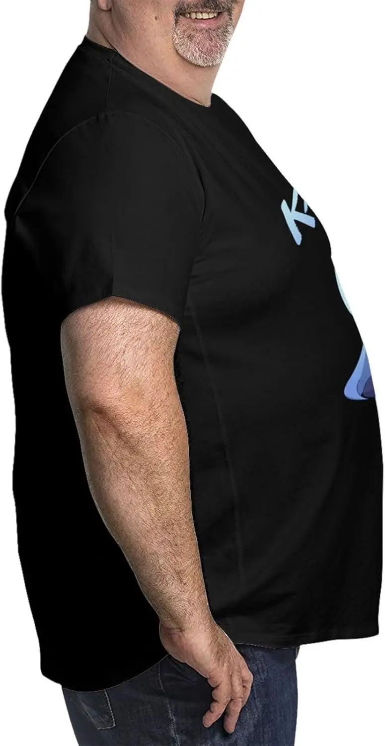 Konosuba Aqua Big Size T Shirt Man'S Summer Loose Crew Neck Tee Casual Short Sleeve T-Shirts