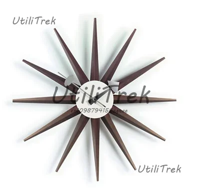 

Classic clock designer decorates wall clock living room creative sun clock