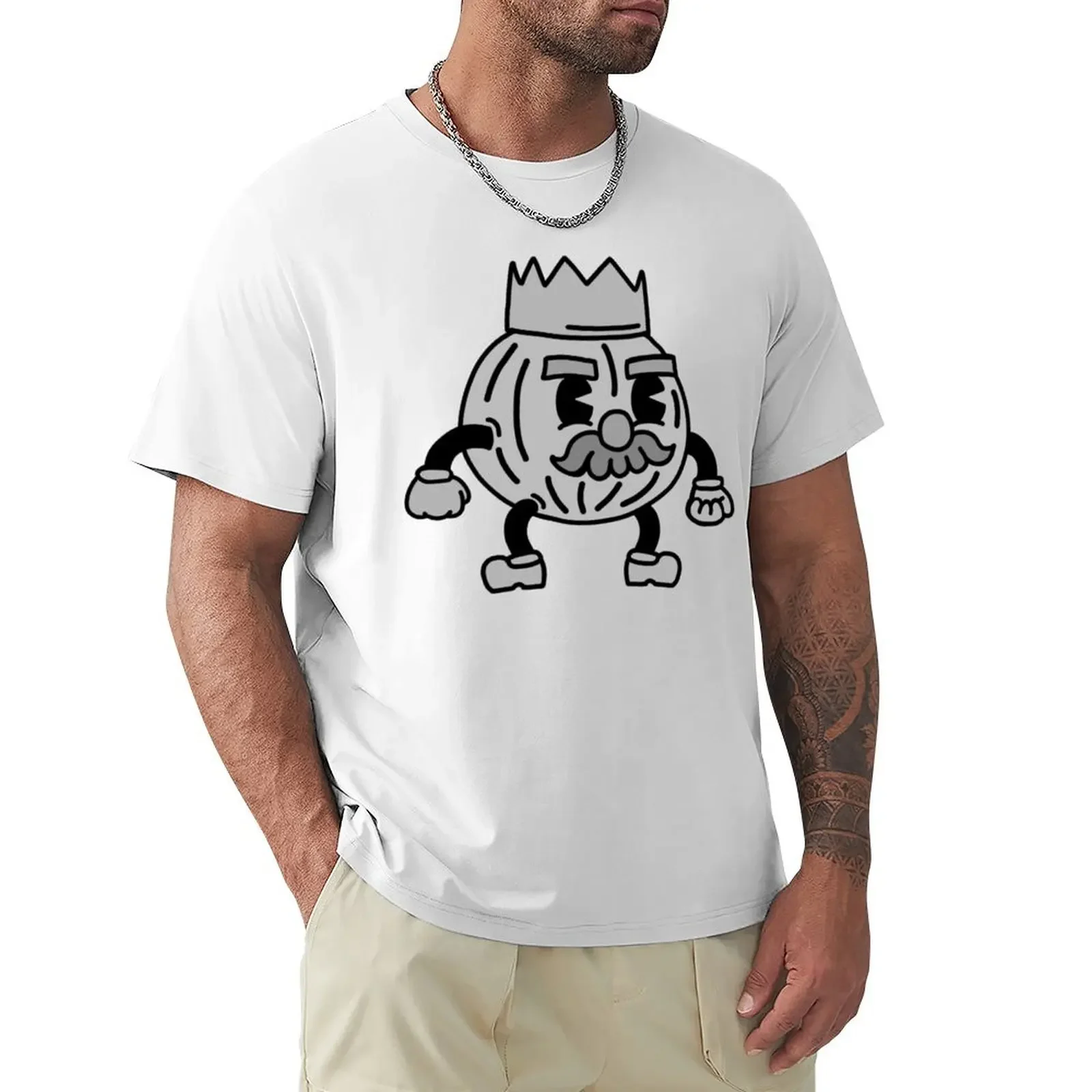 Vintage Onion King T-Shirt kawaii clothes for a boy graphics mens graphic t-shirts pack