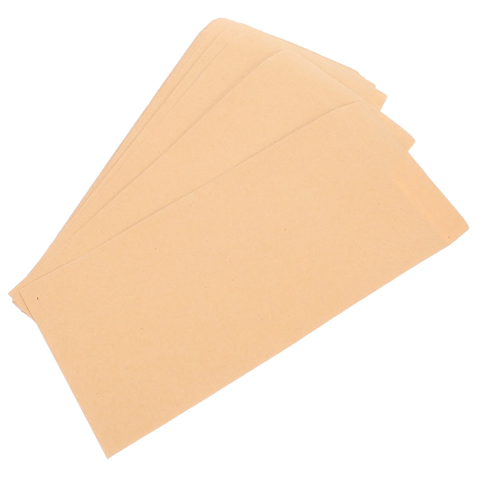 

50pcs C5 Envelopes 22.9x16.2cm 100g Kraft Paper Self-Seal Stickers Practical Storage for Letters Cards Accessories