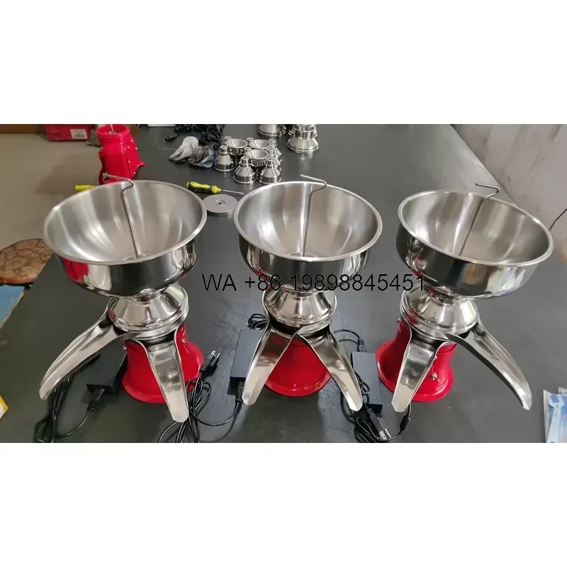 Wmwmnu 50L/H Milk Fat Cream Separator Stainless Steel Centrifuge for Fresh Milk Separation Farm Cake and
