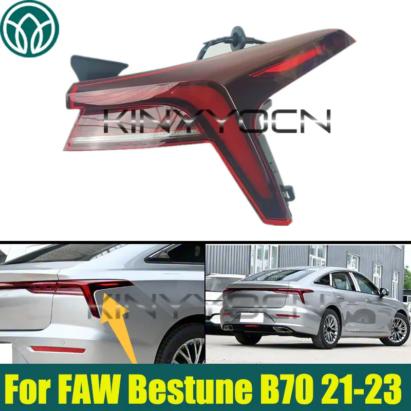 Rear Bumper Outside TailLight Tailamp For FAW Bestune B70 2021 2022 2023 Taillight Taillamp Brake Light