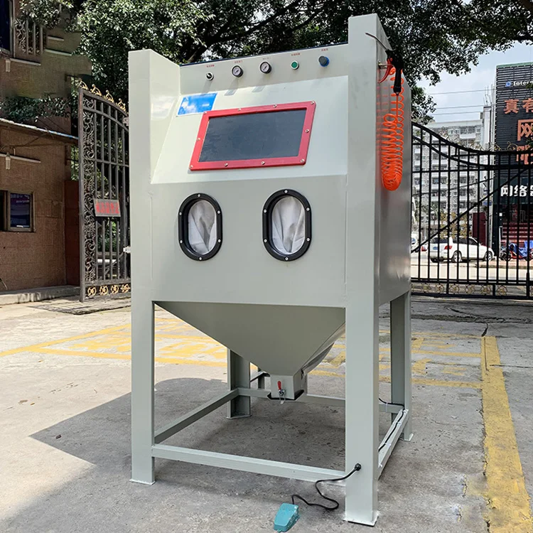 

High Quality Manual Dustless Wet Sandblasting Machine Cleaning Equipment Sandblaster Cabinet