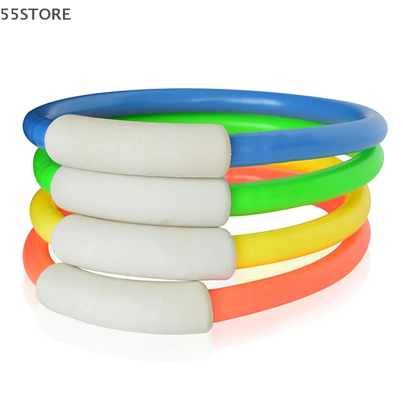 4 Pcs For Summer Underwater Game Diving Ring Set Swimming Pool Circle Diving Rings Water Party Tools