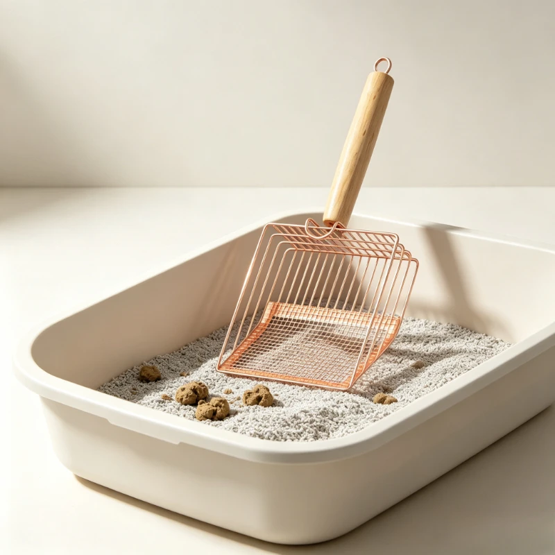 2-in-1 Design for Sifting Litter and Picking Waste Compatible with Most Kinds of Cat Litter