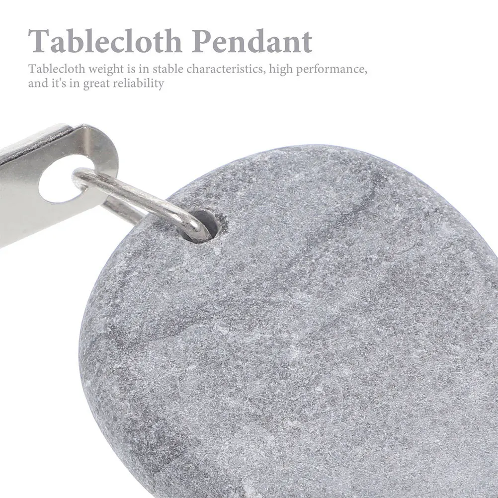 

12Pcs Tablecloth Weights Clip Marble Pendants Heavy Duty Table Cover Fixing Clips Non Slip Table Cloth Weights for Outdoor