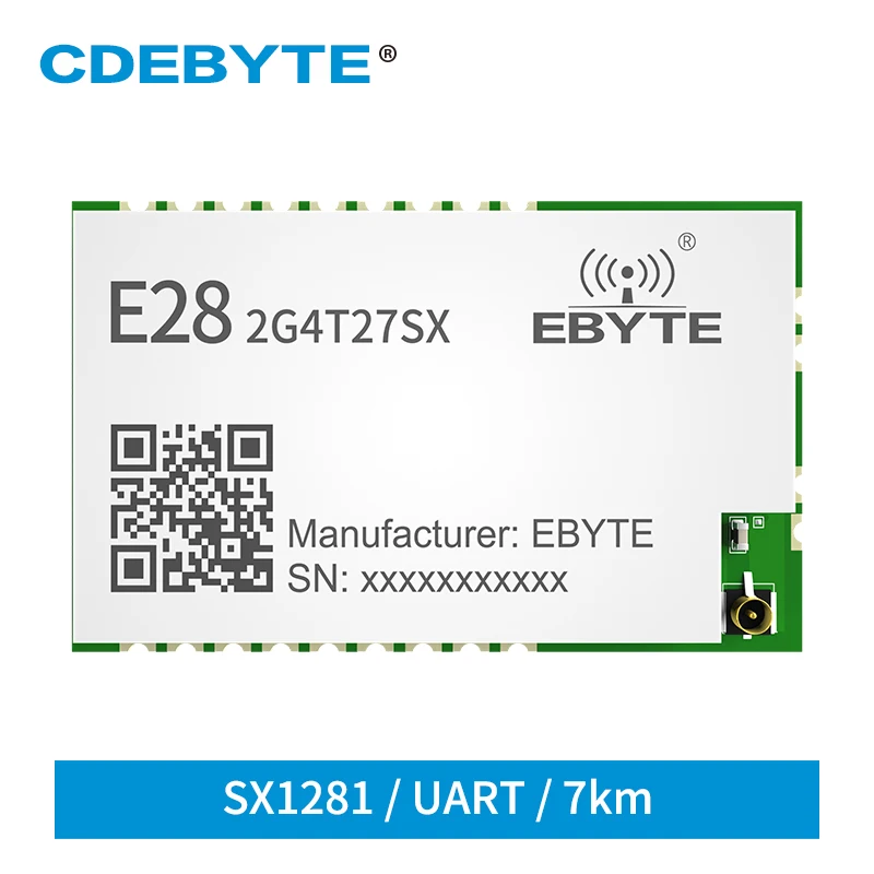 

E28-2G4T27SX SX1281 Module LoRa Wireless Transceiver Transmitter Receiver UART 2.4GHz 27dBm Wireless Serial Port Module