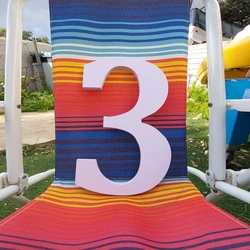 custom 3rd Birthday Photo Shoot Number 3 Photo Props Wooden Number Four Sign Photographer Number Three Sign