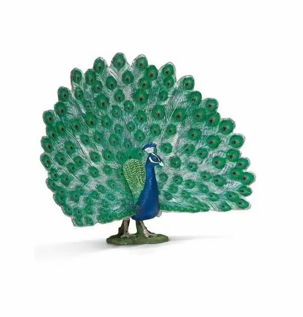 

pvc figure SimulationThe model toy peacock S