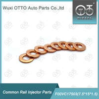 100PCS F00VC17503 Copper Washer F00V C17 503 Copper Shim F 00v C17 503 Size 7.5*15*1.5mm