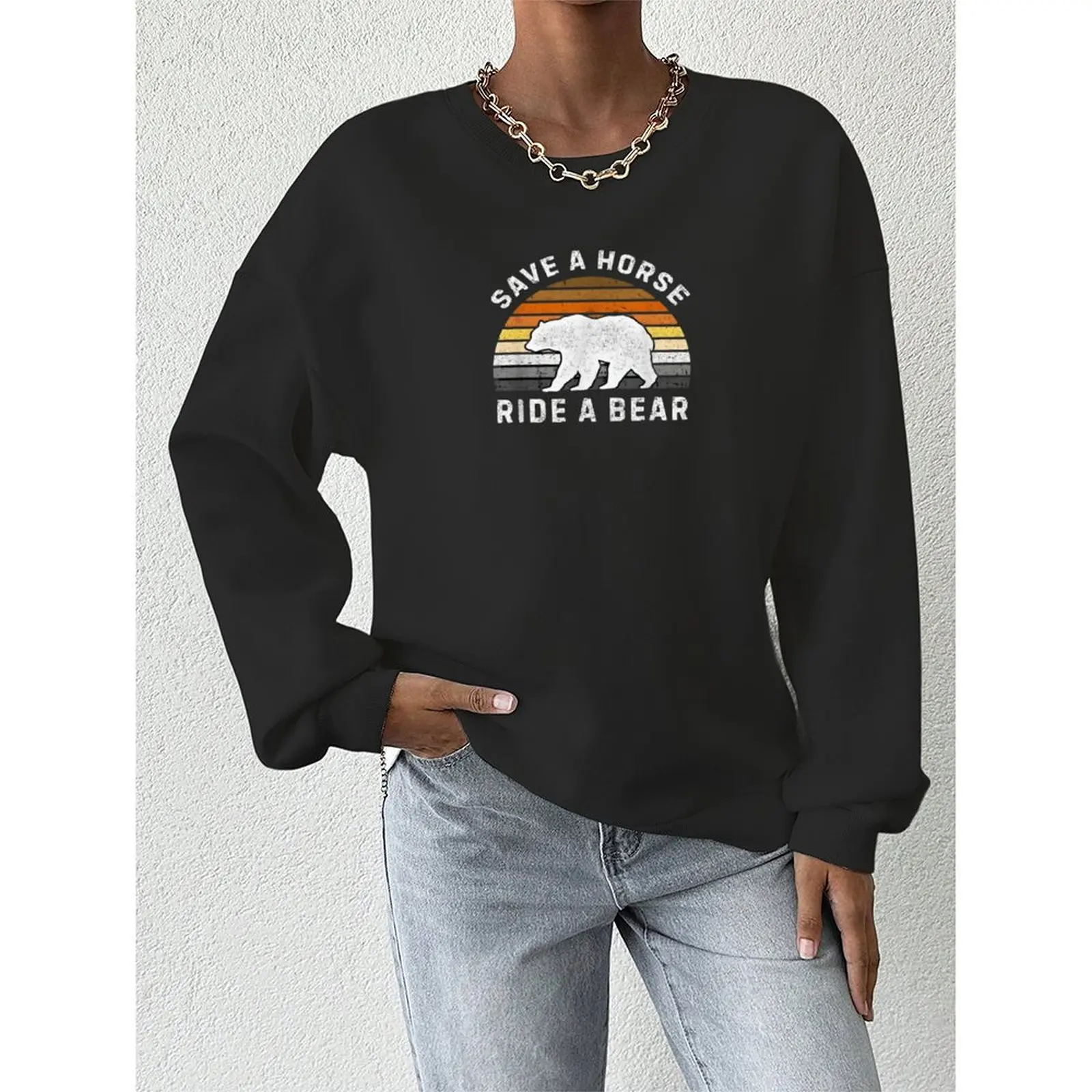 Maglione da donna Felpe Velluto Inverno Casual Stampa dipinta a spruzzo Colorato Pullover a maniche lunghe Abiti da donna autunnali