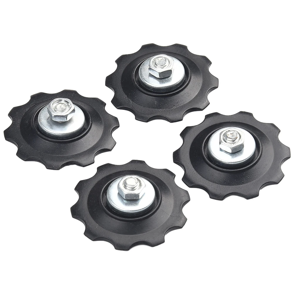 Bike Wheels 4*Guide Wheels WHEELS GEAR 15g Bicycle Accessories Black MECH DERAILLEUR (PAIR) Rear Derailleur 10T Brand New