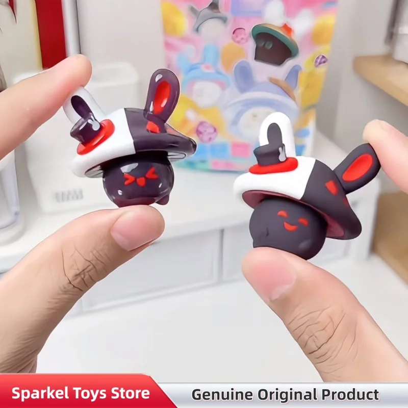 Genuine Heydolls Honkai Star Rail Mushroom Rabbit Blind Bag Cute Mini Figurine Blind Box Collectible Desktop Ornament Toys Doll
