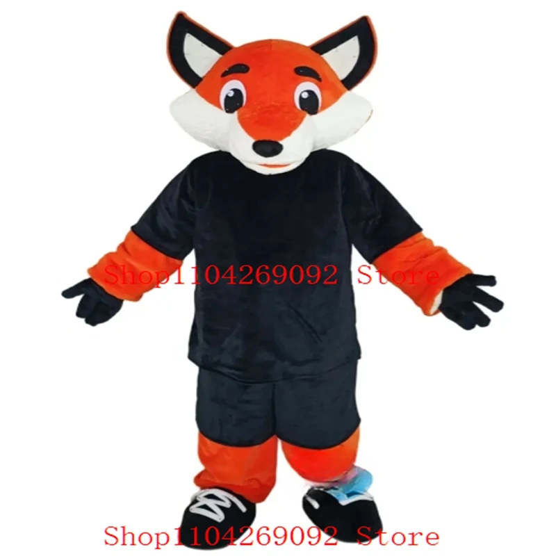 

Custom Fox Walking Mascot Costume Adult Add T-shirt and LOGO Cartoon cosplay anime Party Game Dress Outfit Christmas Holiday