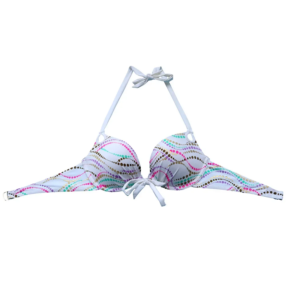Women Underwire Bikini Top Sexy Secret Bras TOP Push Up Halter Biquini Brazilian Bikinis UP Bathing Suit TOPS