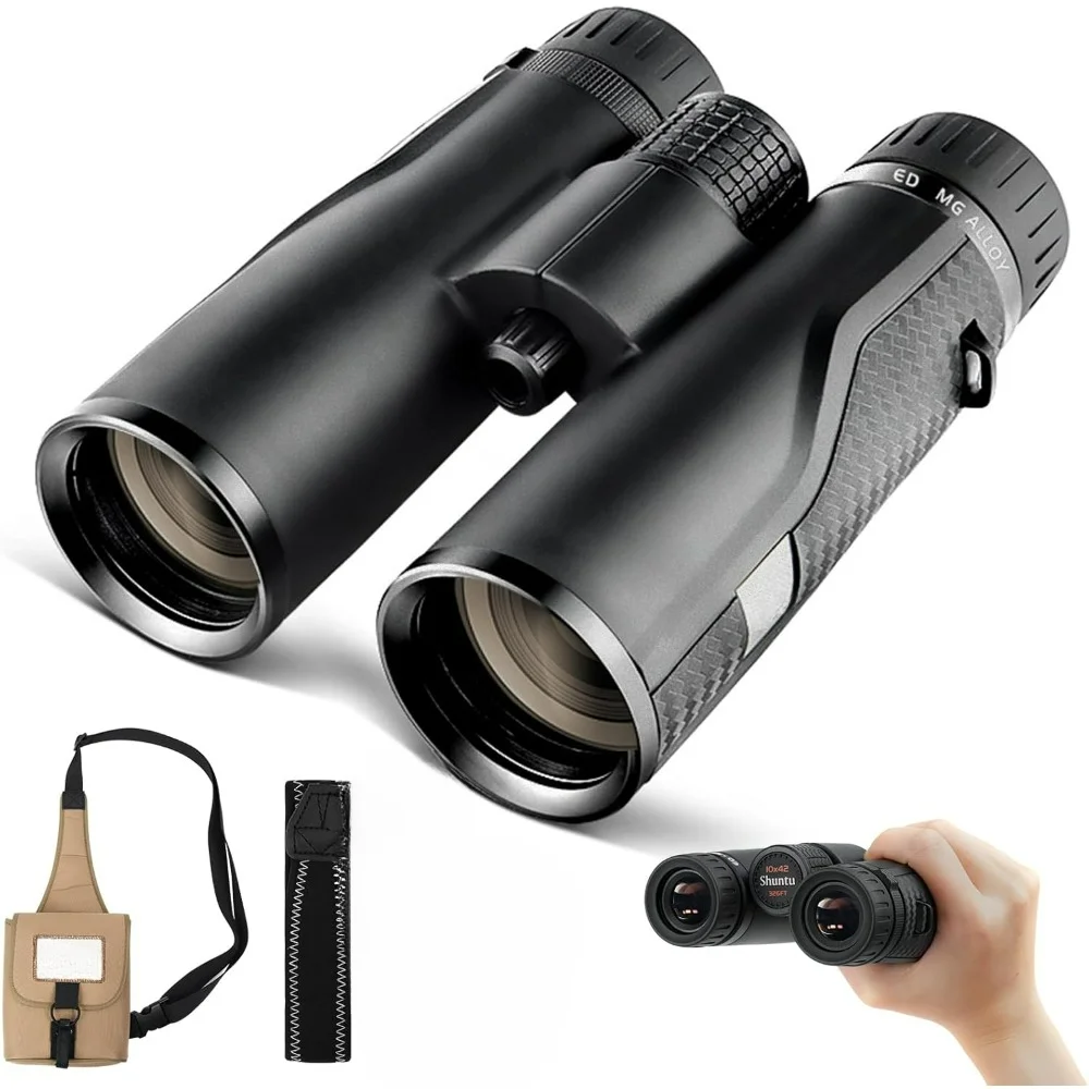 8x42ED Binoculars for Adults,High Power Binoculars with Waterproof Binoculars for Bird Watching Hunting Outdoor Sports Travel.