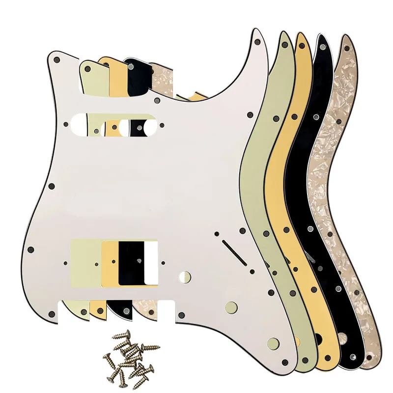 

10pcsCustomXinyue Guitar Pickguard-For US 11 Screw Holes Strat With Floyd Rose Tremolo Bridge PAF Humbucker HS Scratch Plate