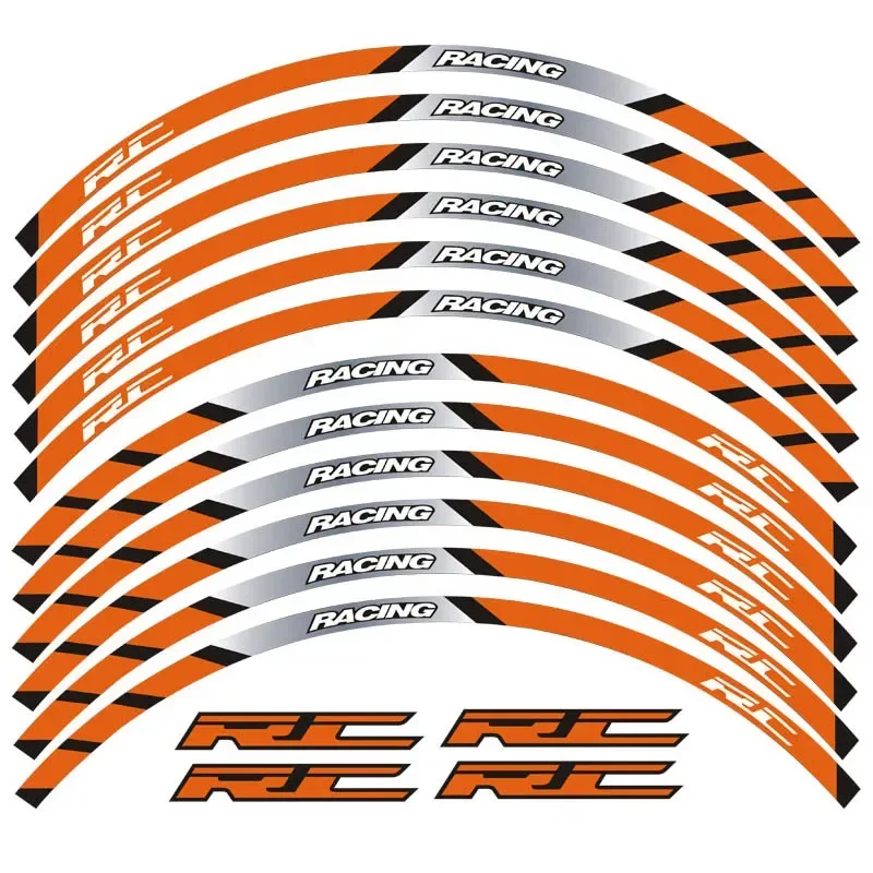 FOR KTM DUKE 125 150 200 300 390 790 990 1290 Motorcycle Parts Contour Wheel Decoration Decal Sticker -1 Accessories