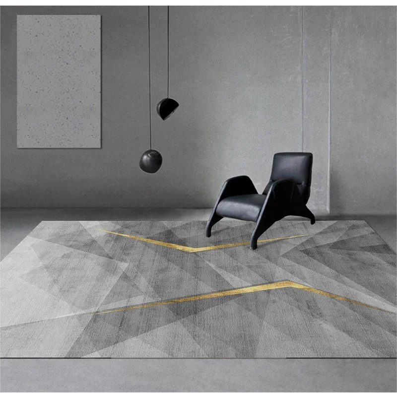 

VIKAMA Light Luxury Luxury Minimalist Light Bedroom Living Room Kitchen Bathroom Dirty Resistant Foot Mat Rug Carpet Home Decor