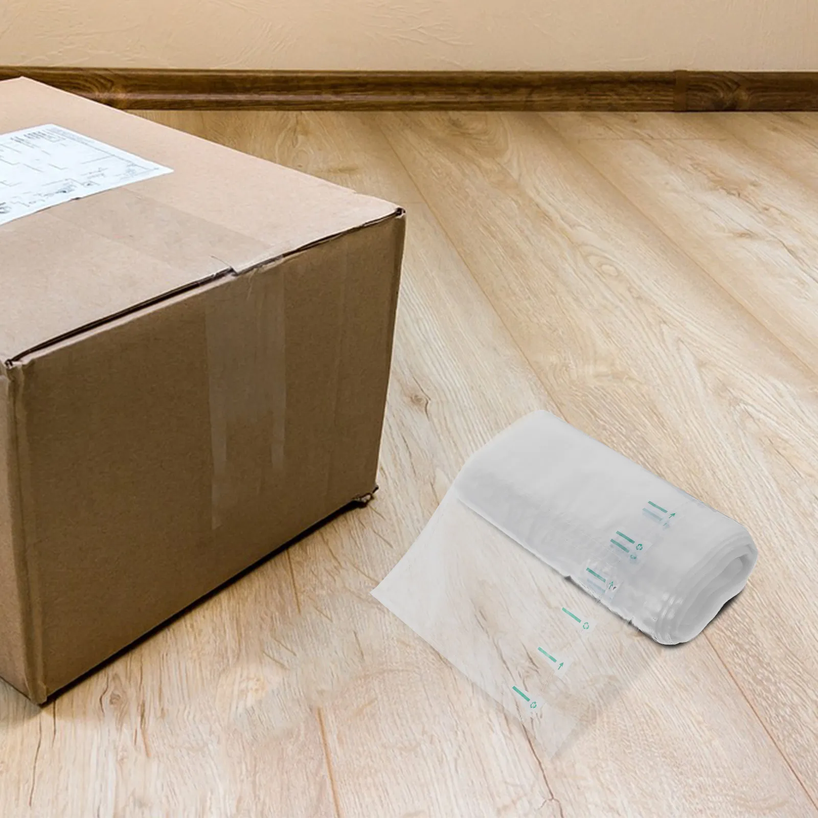 150Pcs Air Column Wrap Inflatable Packaging Bags Shockproof Anti-Collision Cushion for Fragile Items Moving