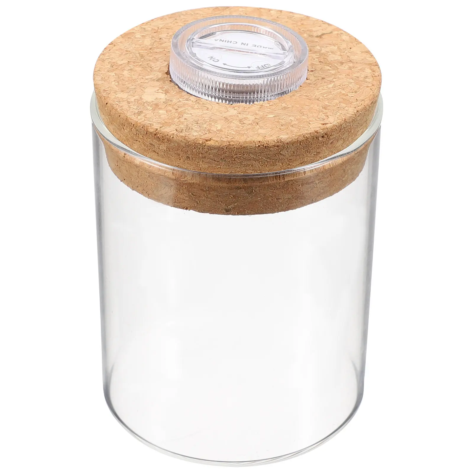 

High Borosilicate Glass Ecological Bottle Mini Fish Tank Cylindrical Vase DIY Micro Landscape Decor Transparent Plant Container