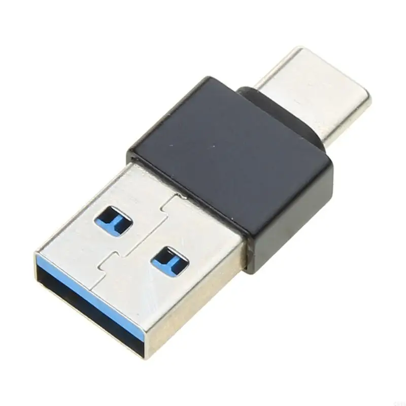 Q5WA Компактный преобразователь USB3.0 в Type C для компьютеров, планшетов, ноутбуков, смартфонов