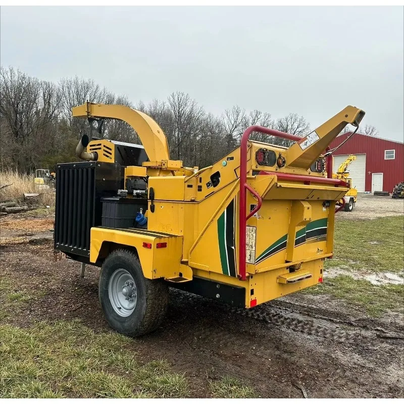 High Efficiency Mobile Wood Chipper Machine   Branch Crusher Shredder for Garden Farm Orchard Forestry Work