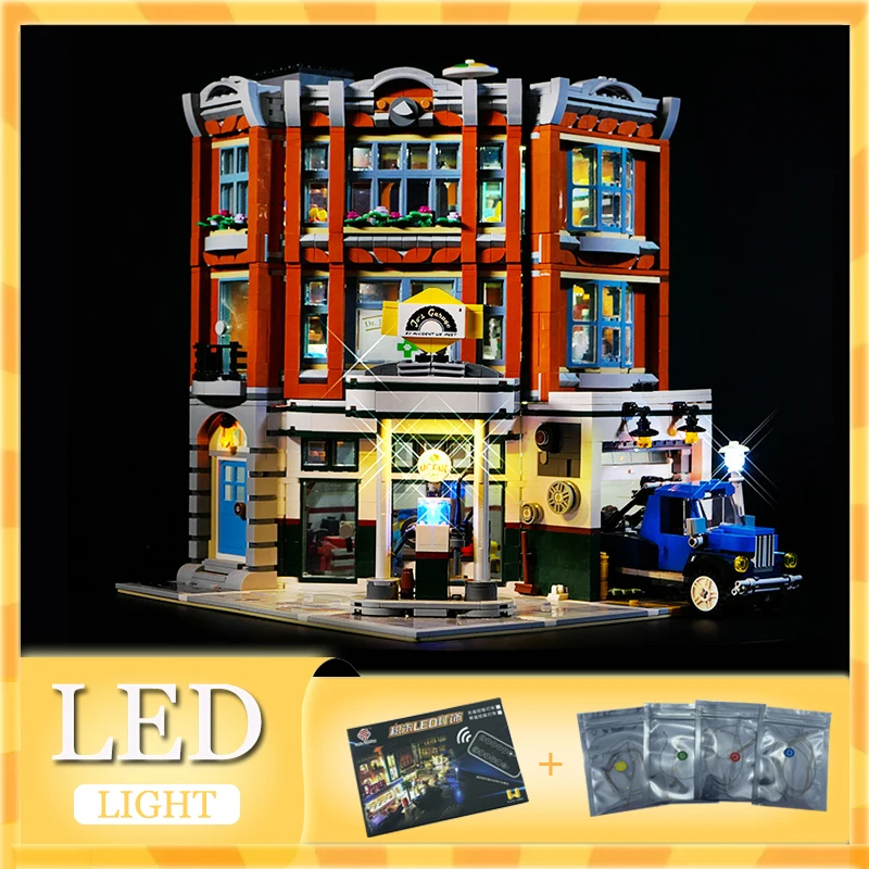 DIY LED Light Kit For LEGO Creator 10264 Corner Garage Building Block Set ( Only LED Light,Without Blocks Model)