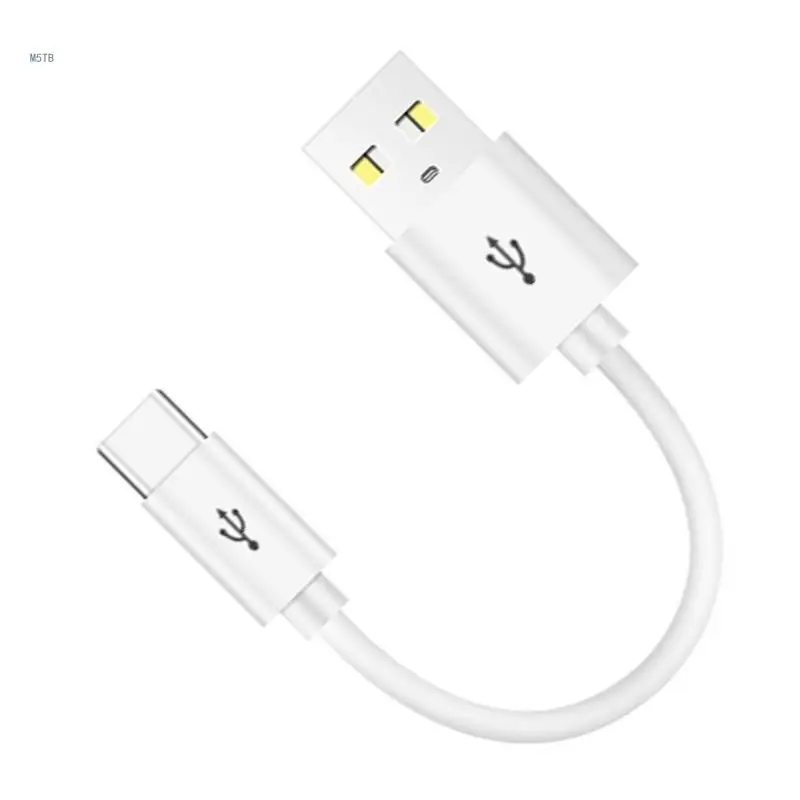 Short USB to Type-C Cable Cord Support Fast & Data Transfer for Phone 15/15 15Pro 15ProMax Smartphones Dropship