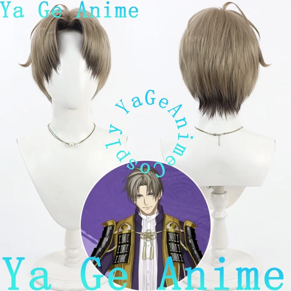 

Touken Ranbu Kiriha Yasutsugu Cosplay Wig Two-Tone Gradient Anime Games Halloween Carnival Party Synthetic Heat Resistant Hair