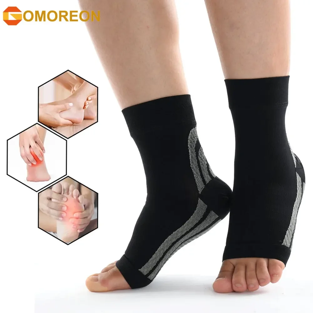 

1Pair Plantar Fasciitis Socks, Ankle Brace Compression Support Sleeves & Arch Support, Foot Compression Sleeves, Ease Swelling